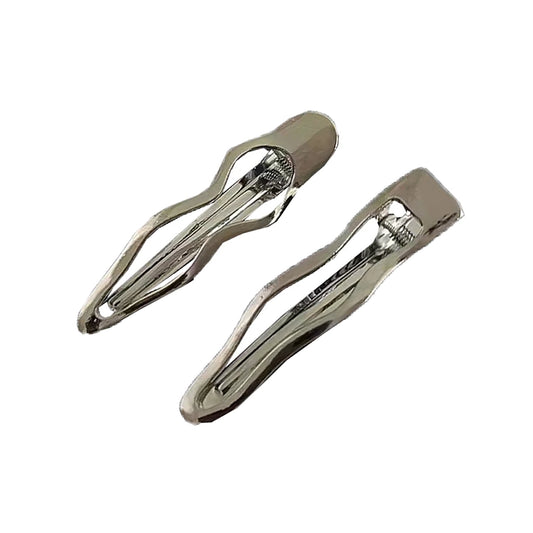 Liquid Metal Hair Clips