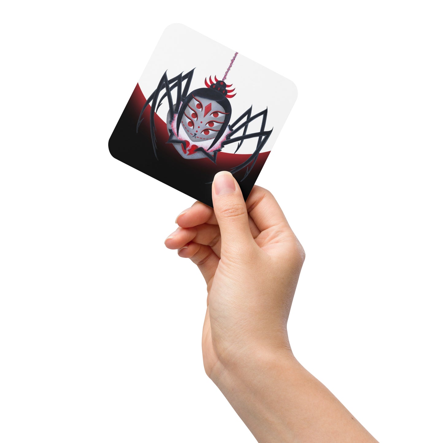 Black Widow Cork-back Coaster