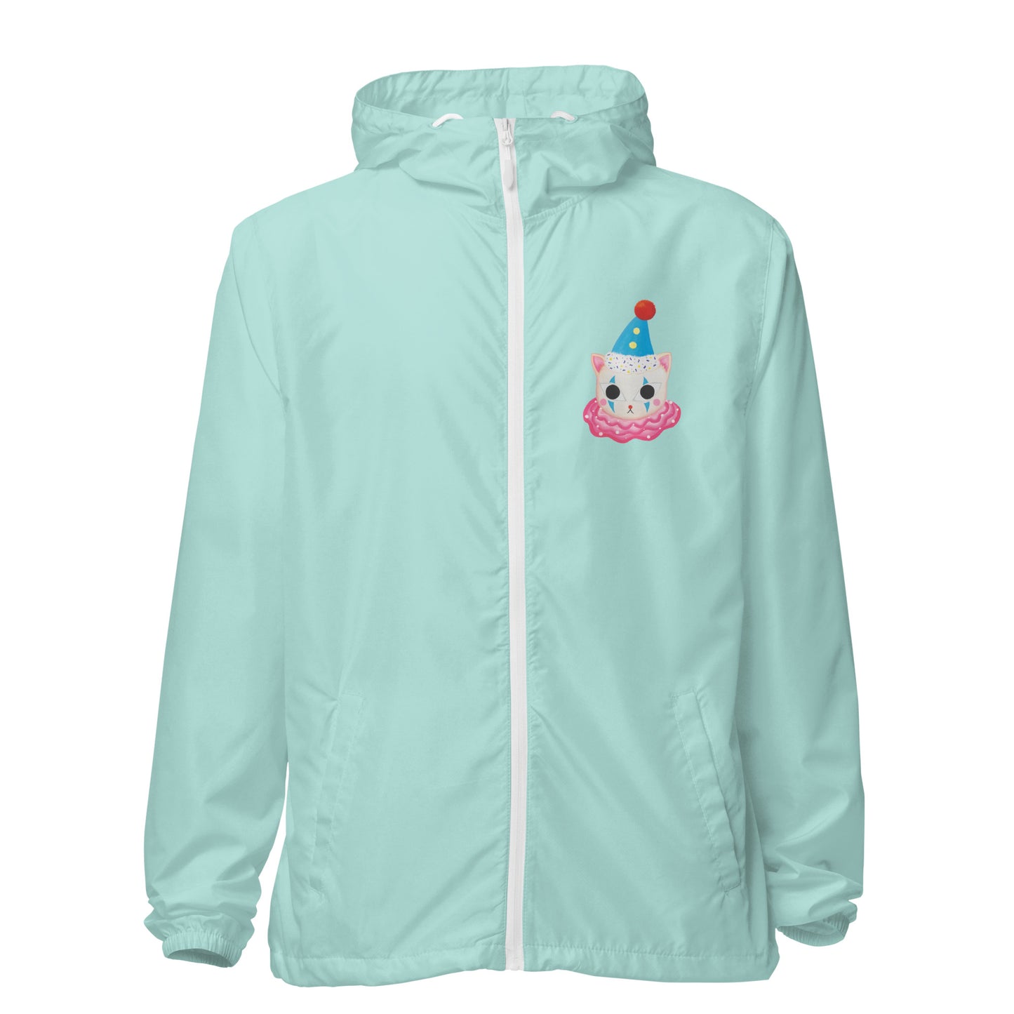 Cat Clown Unisex Lightweight Windbreaker