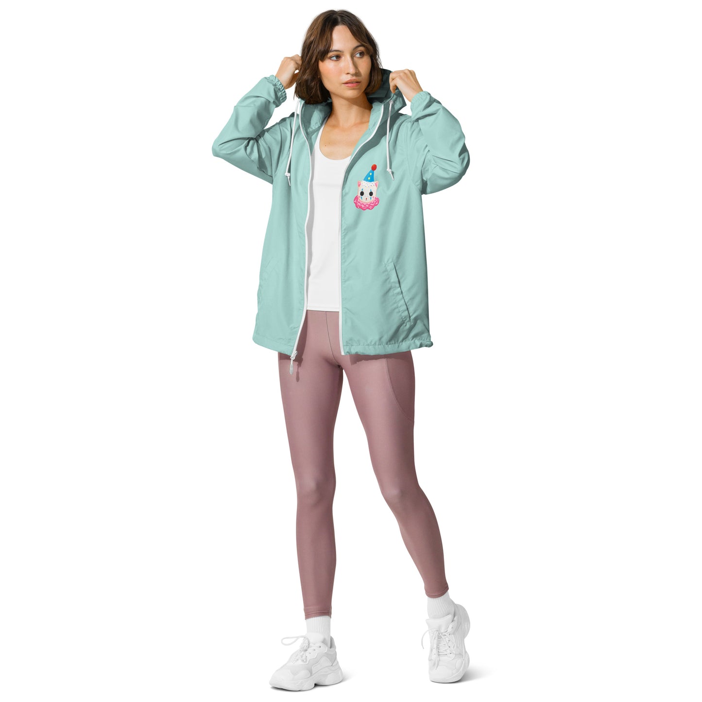 Cat Clown Unisex Lightweight Windbreaker