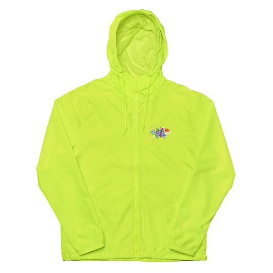 Cosmic Turtle Unisex Lightweight Windbreaker