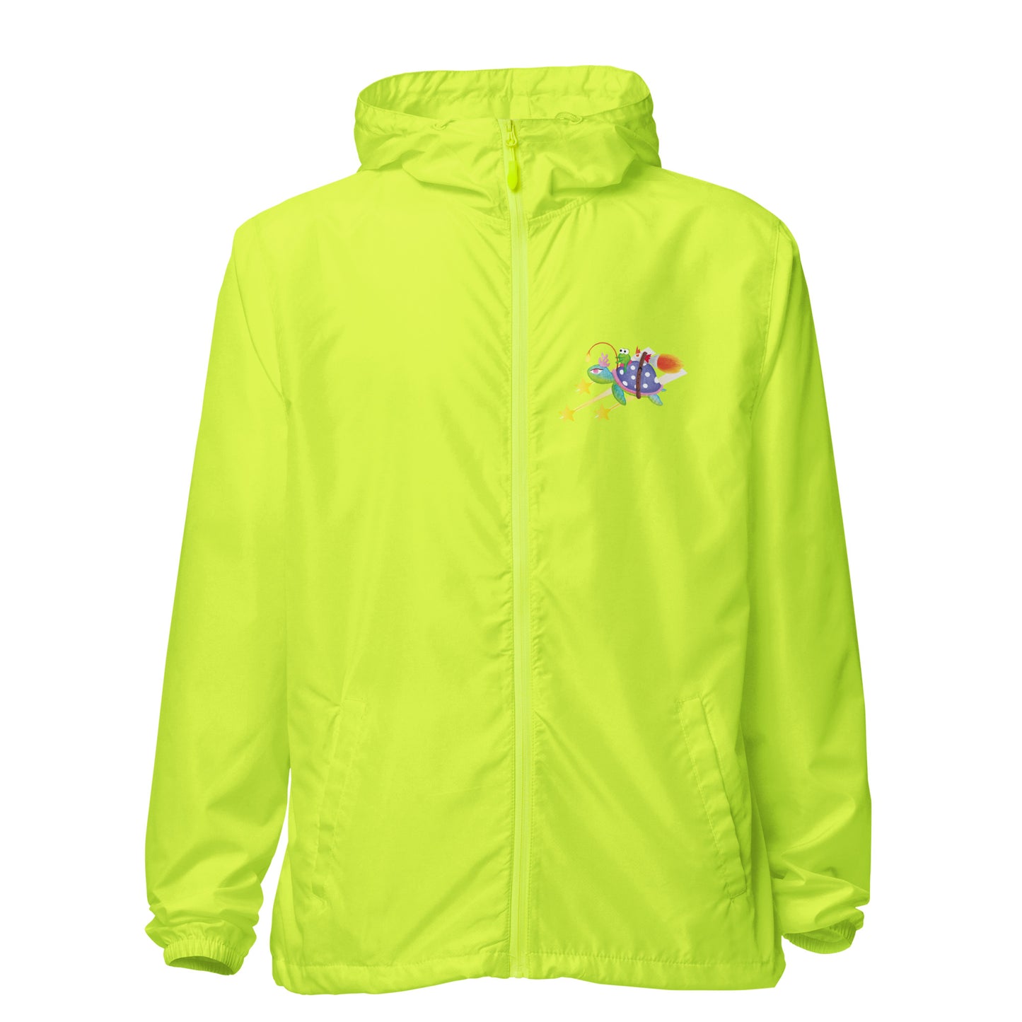 Cosmic Turtle Unisex Lightweight Windbreaker