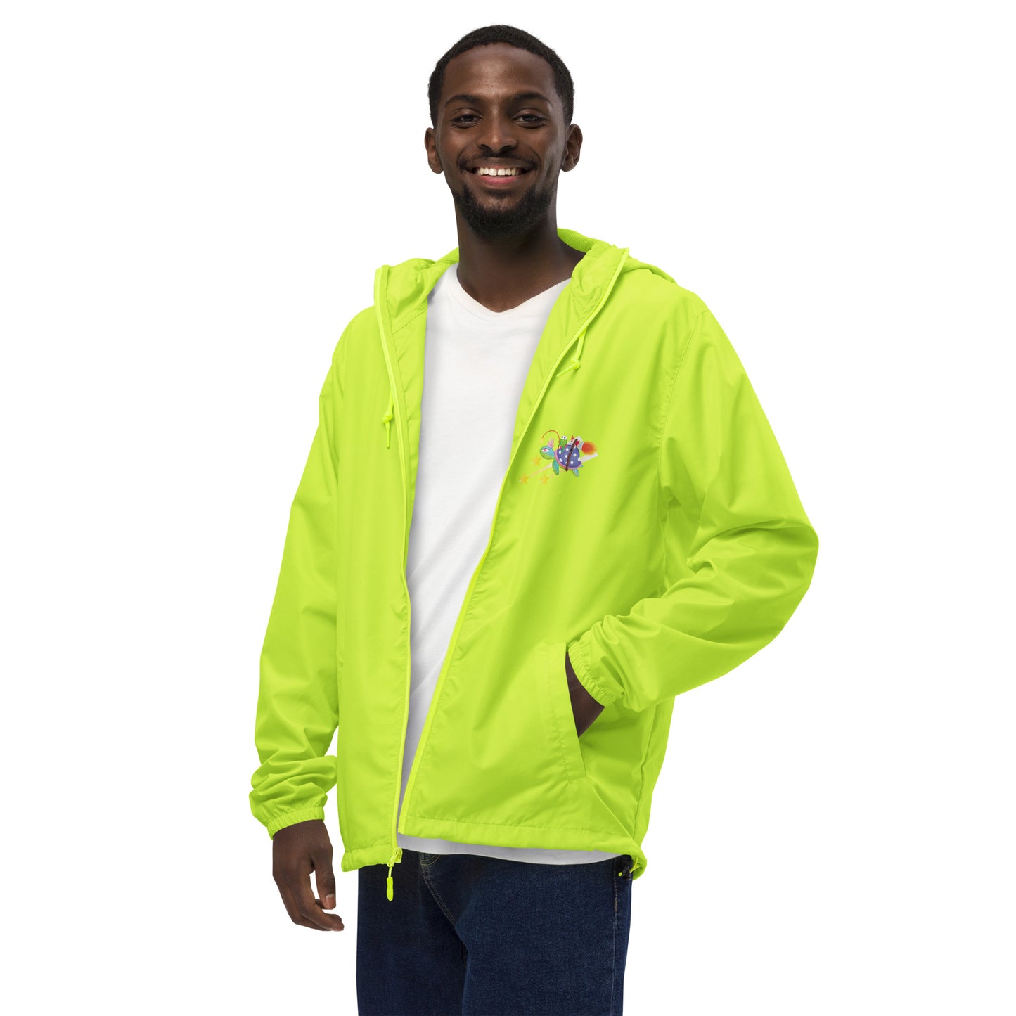 Cosmic Turtle Unisex Lightweight Windbreaker