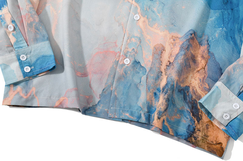 Ocean Watercolor Shirt
