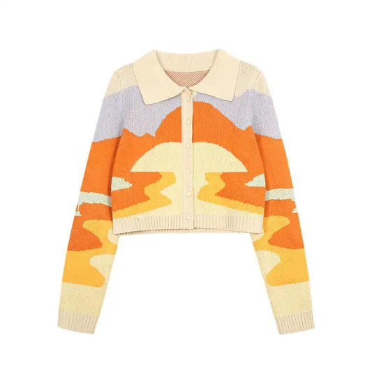 Sunset Cropped Cardigan