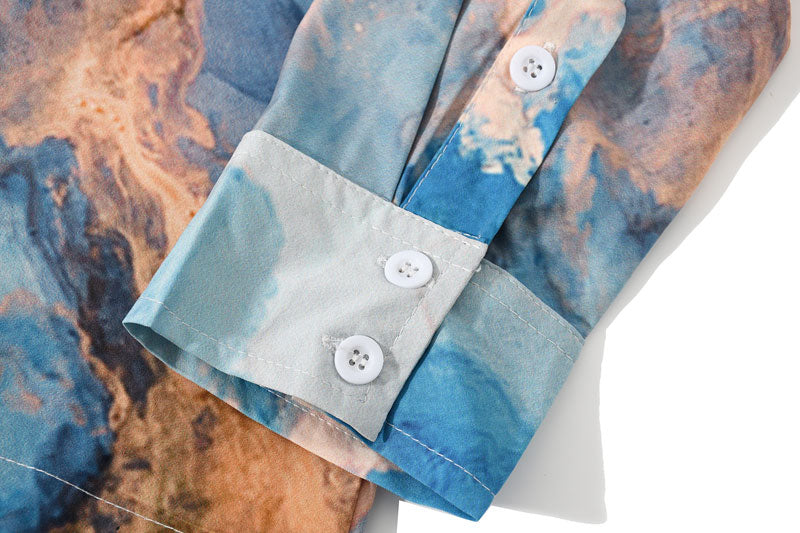 Ocean Watercolor Shirt