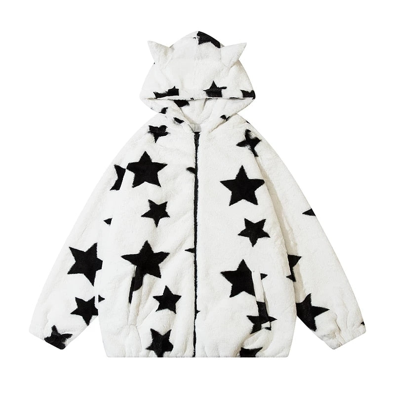 Starstruck Cat Ear Fuzzy Hoody