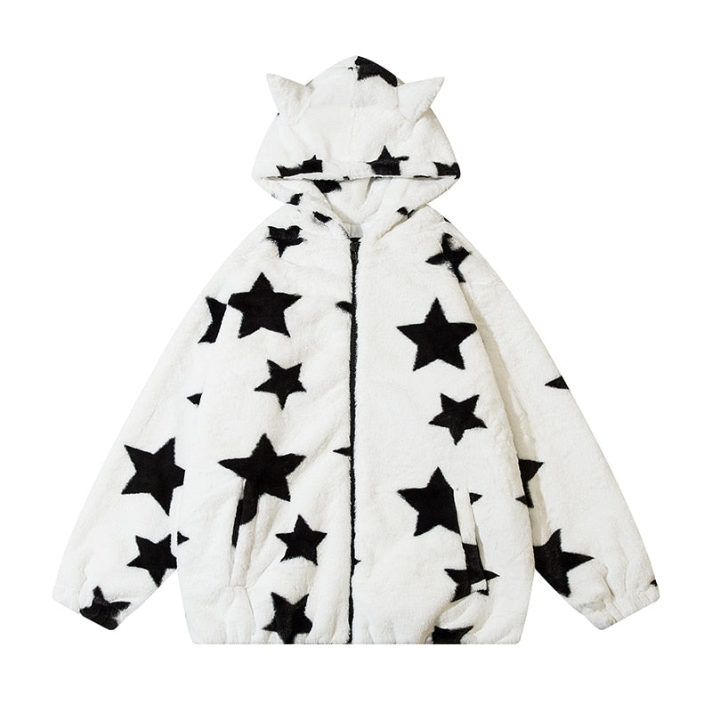 Starstruck Cat Ear Fuzzy Hoody