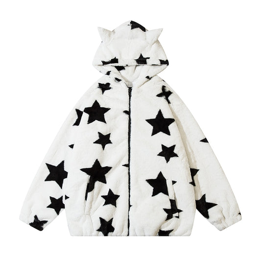 Starstruck Cat Ear Fuzzy Hoody