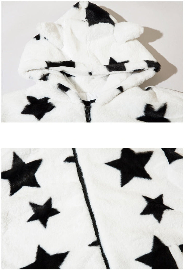 Starstruck Cat Ear Fuzzy Hoody