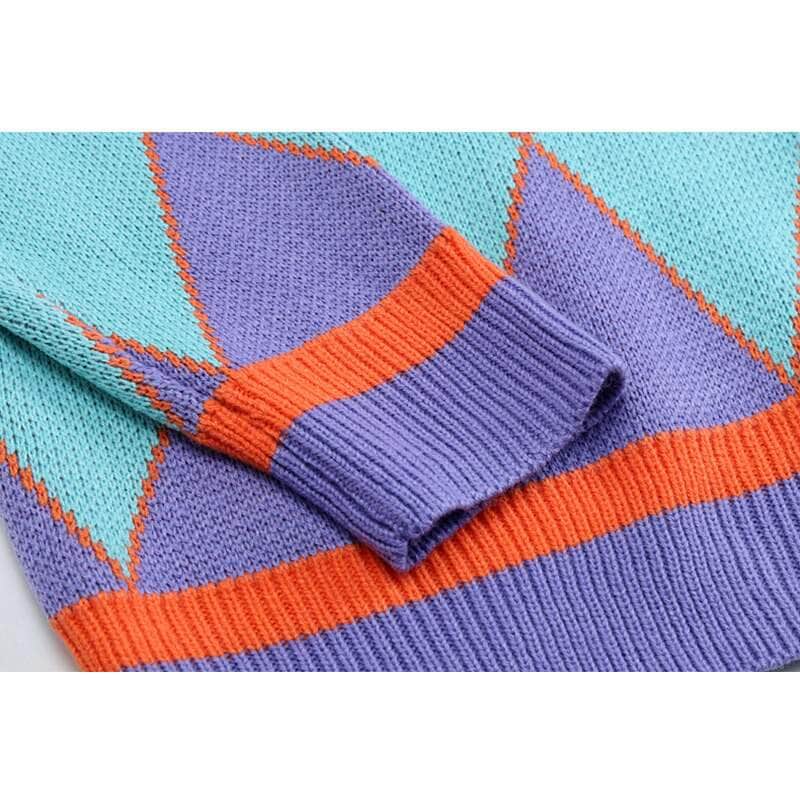 Alien Kitty Argyle Sweater