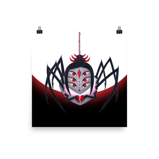 Black Widow Spider Print 8x10