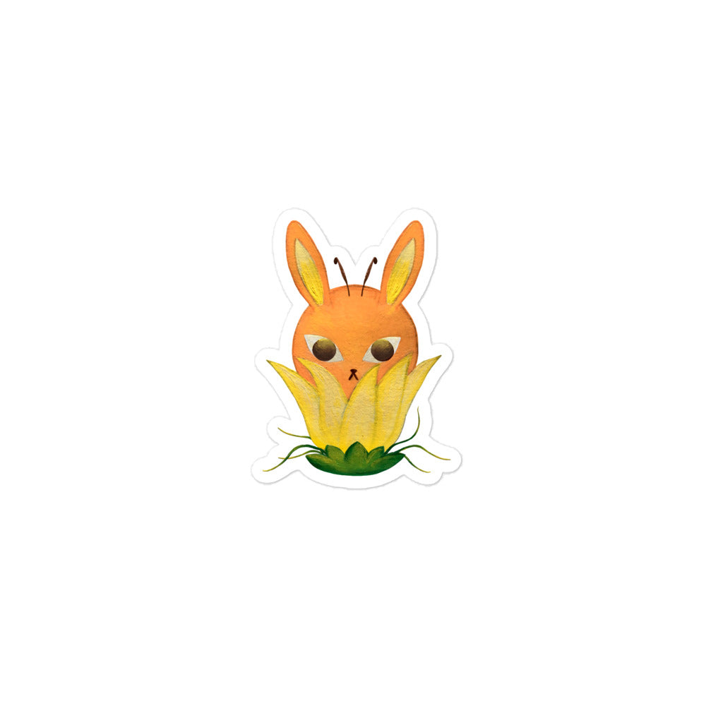Bunny Flower Sticker