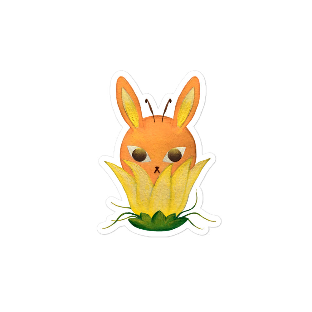 Bunny Flower Sticker