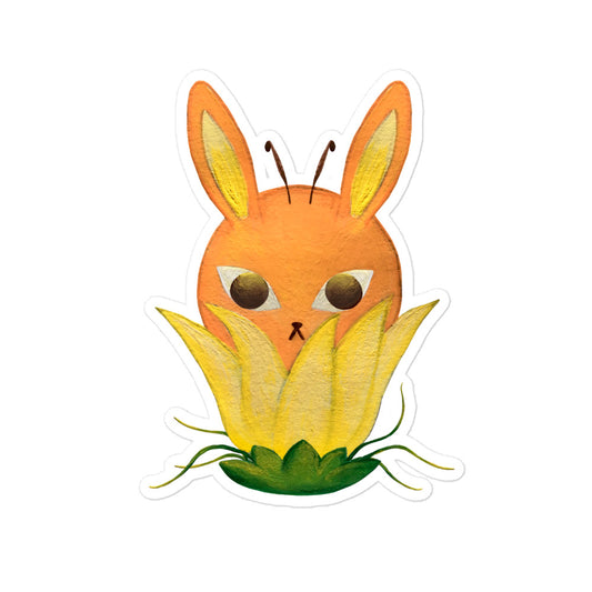 Bunny Flower Sticker