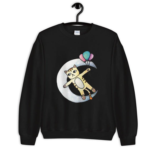 Cat Balloons Unisex Sweatshirt - meowdonnaart