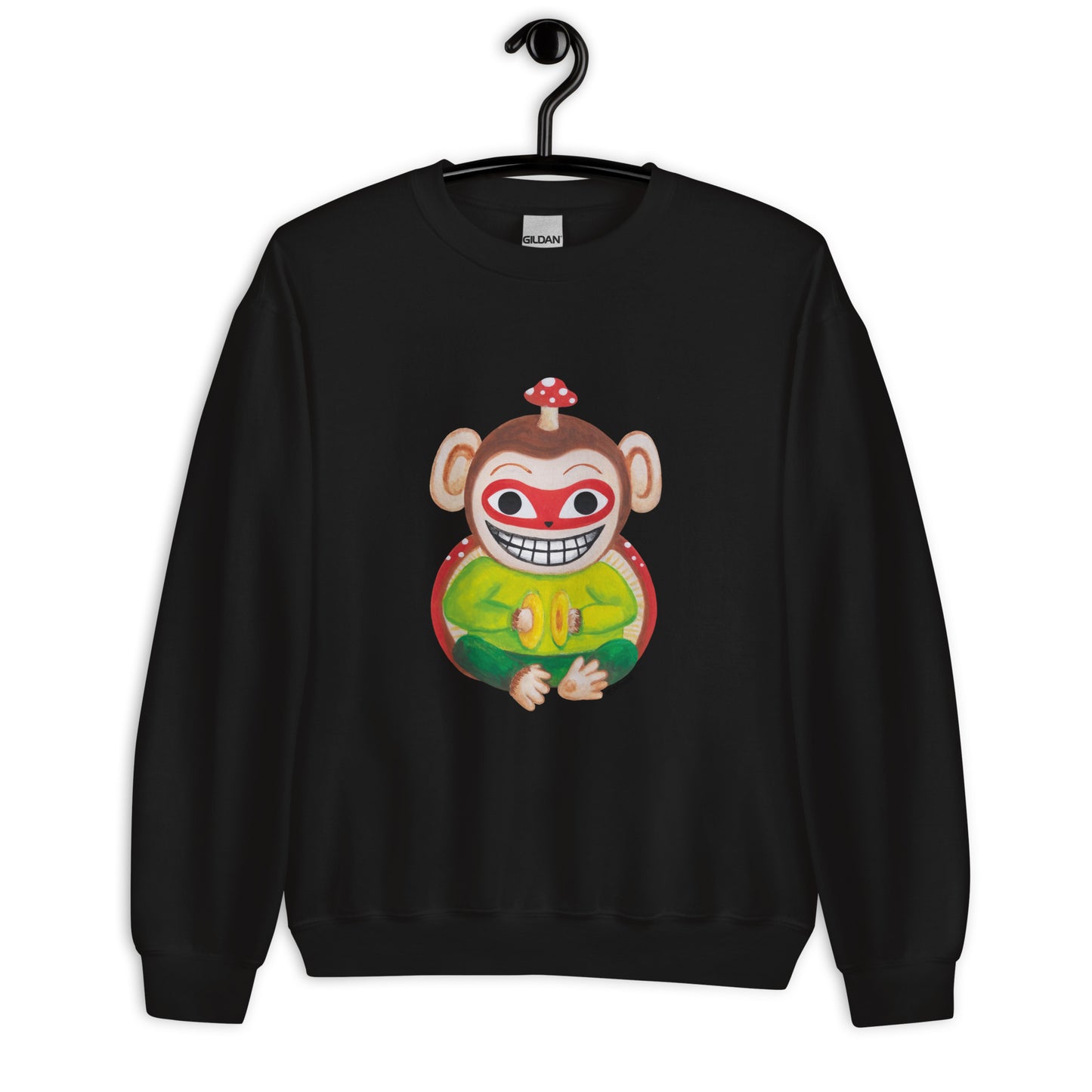 Mushroom Monkey Unisex Sweatshirt