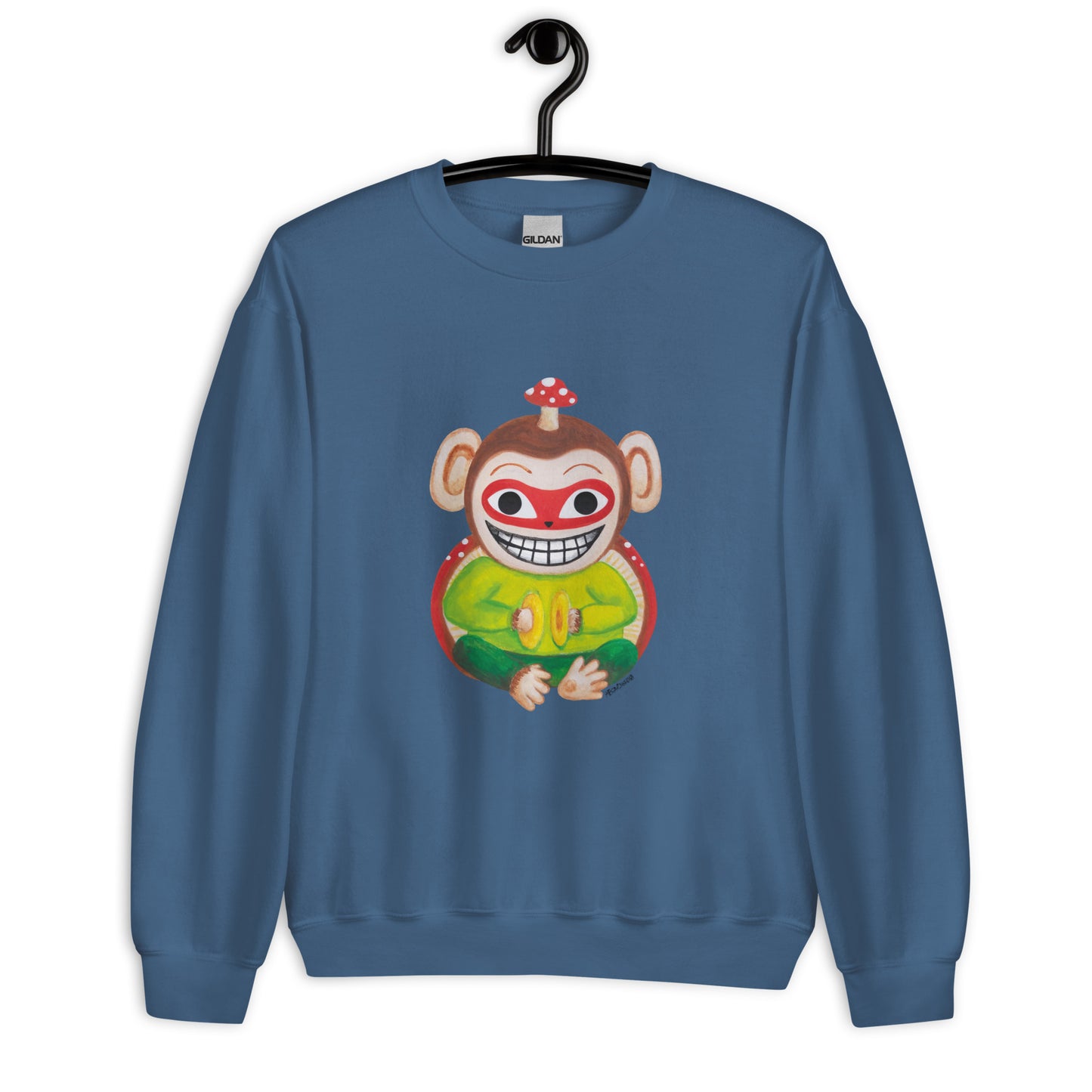 Mushroom Monkey Unisex Sweatshirt