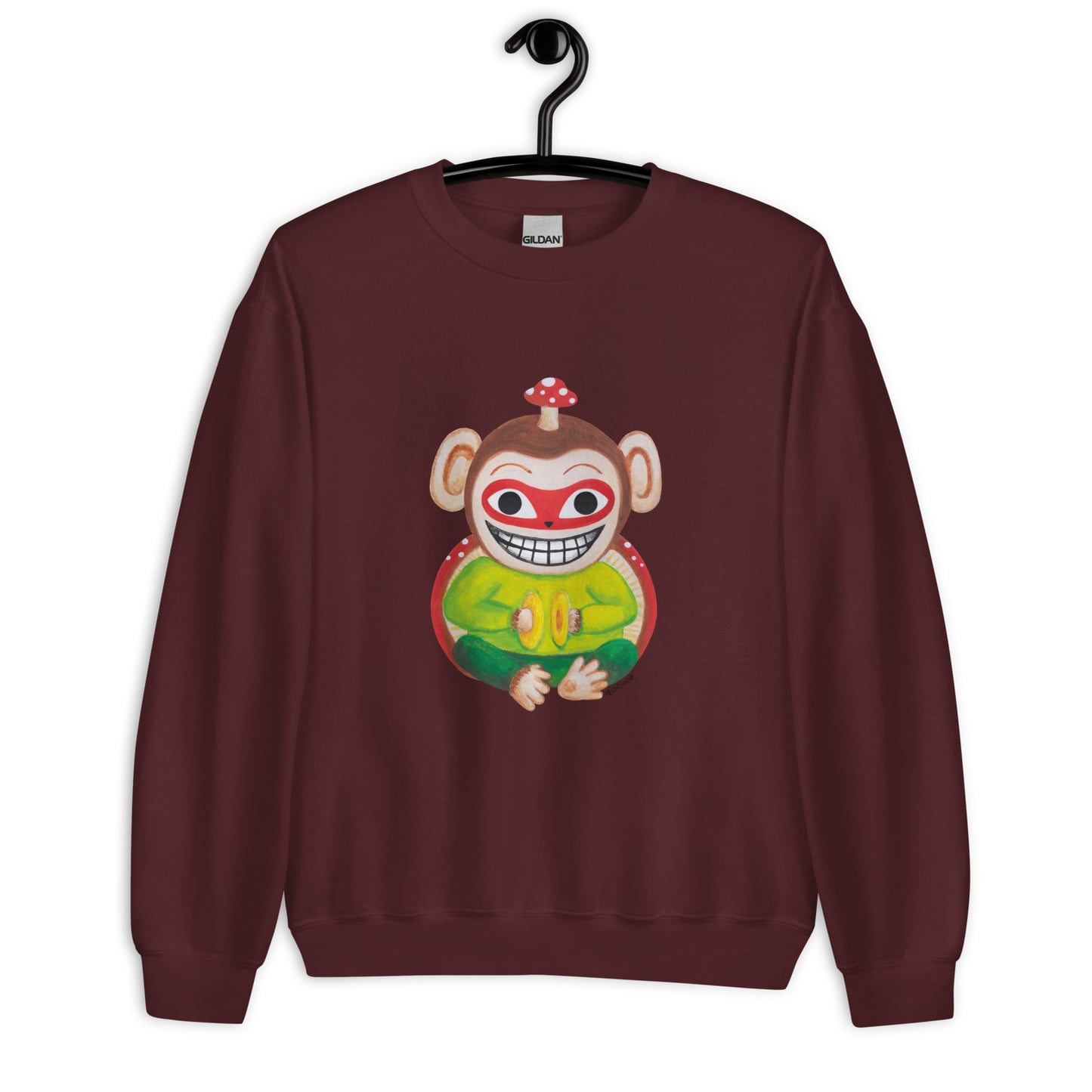 Mushroom Monkey Unisex Sweatshirt