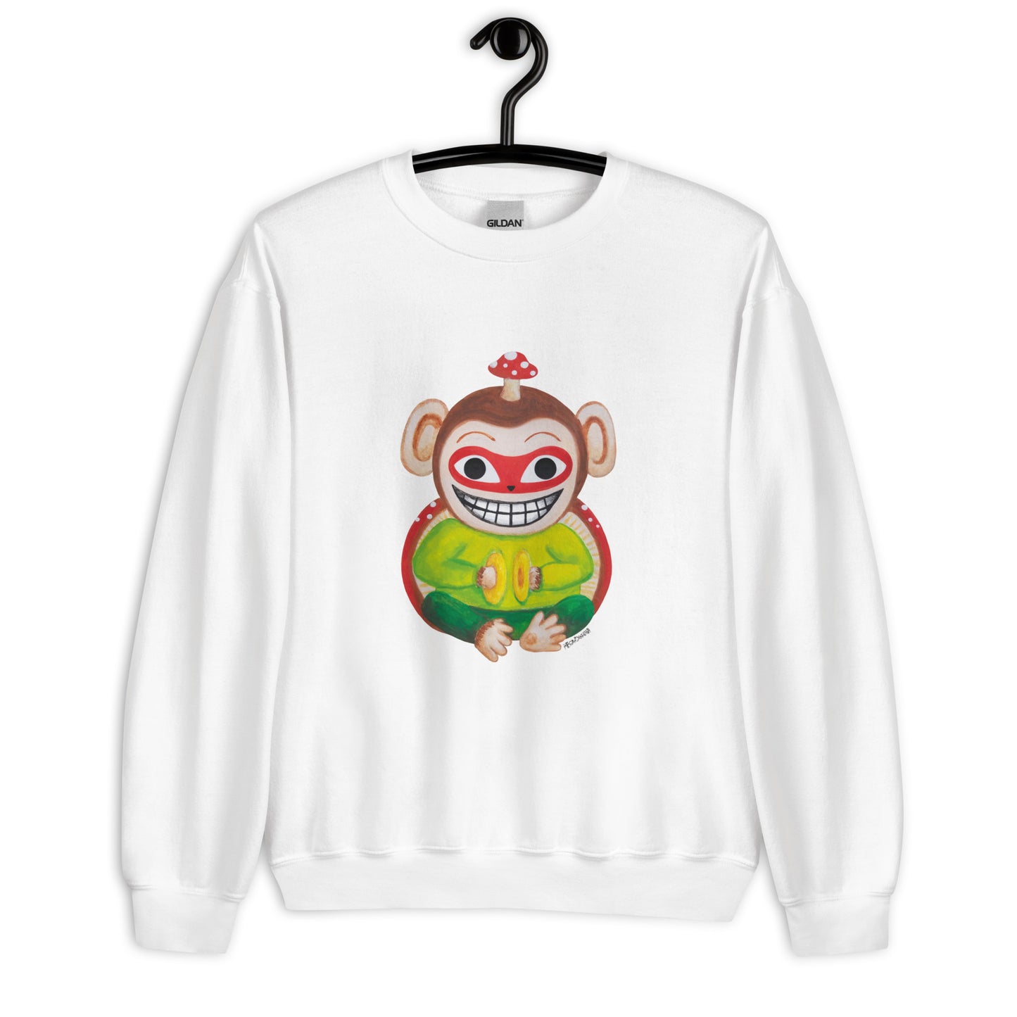 Mushroom Monkey Unisex Sweatshirt