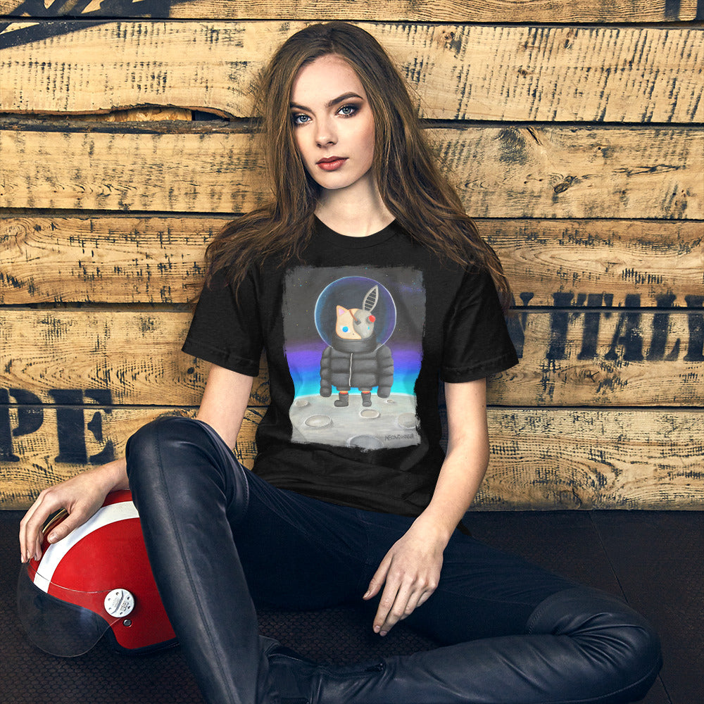 Bubble Coat Cat In Space T-Shirt