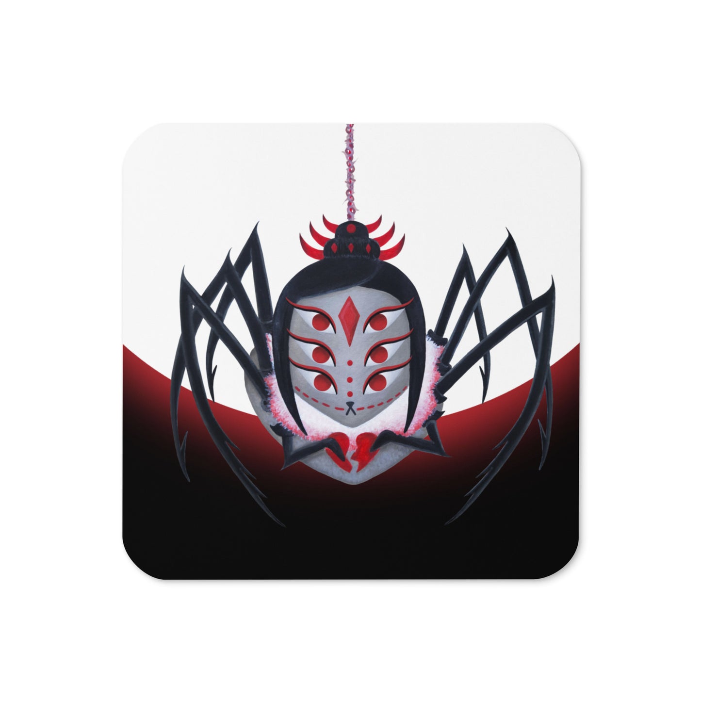 Black Widow Cork-back Coaster
