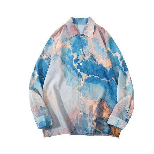 Ocean Watercolor Shirt