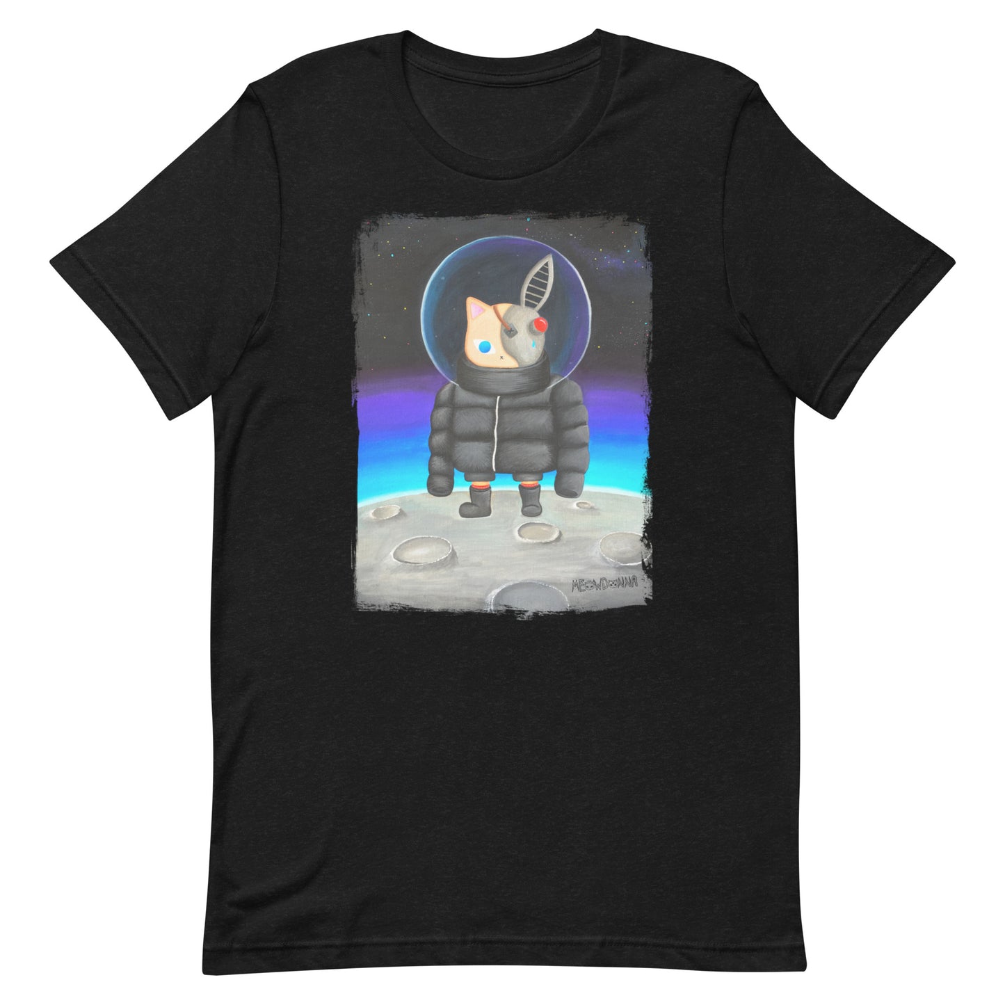 Bubble Coat Cat In Space T-Shirt